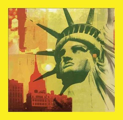 42% OFF on Painting Mantra Framed - Liberty Statue Paper Print