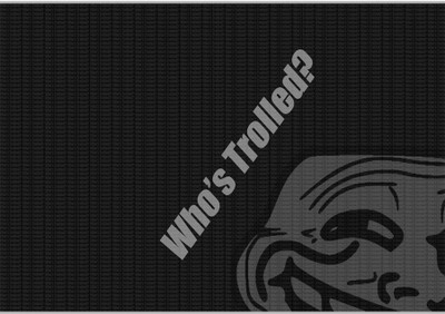 75% OFF on Who's Trolled Poster (18 x 12 Inches) by Shopkeeda Paper Print