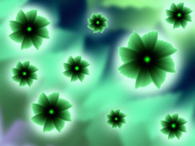 50% OFF on Fractal flowers Canvas Art