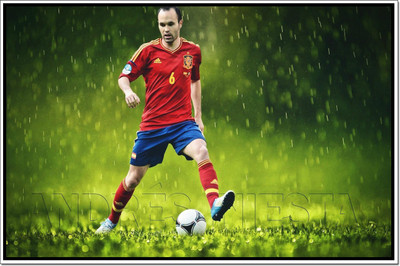 50% OFF on Andres Iniesta Poster Paper Print