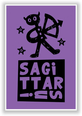 37% OFF on Saggitarius Purple | Zodiac Sign Gifts For Friends & Family Paper Print