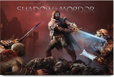 53% OFF on Shadow Of Mordor Laminated Poster Paper Print