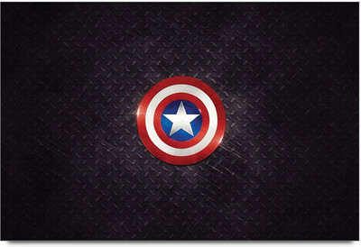 34% OFF on Captan America Logo 2 Paper Print 34% OFF on Captan America Logo 2 Paper Print