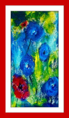 33% OFF on Modern Art Flower Painting Fine Art Print
