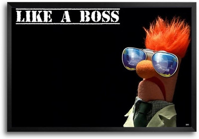 74% OFF on Like A Boss Fp00004556 Framed Photographic Paper