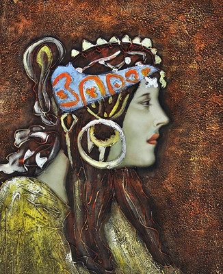 80% OFF on Holicshop lady Canvas Pianting without Frame Canvas Art