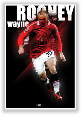 50% OFF on Wayne Rooney Football Fan Art Sports Fan Paper Print