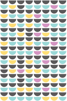 6% OFF on Pastel Abstract Objects Paper Print