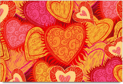 75% OFF on Amy Designer Graphical Pattern of Hearts 3D Poster 75% OFF on Amy Designer Graphical Pattern of Hearts 3D Poster