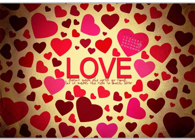 37% OFF on Beautiful Love Quote Poster (18 x 12 Inches) by Shopkeeda Paper Print