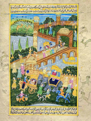 55% OFF on Kings?s Caravan Mughal Miniature Fine Art Print