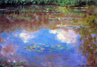 8% OFF on Water Lily Pond #4 by Monet Canvas Art 8% OFF on Water Lily Pond #4 by Monet Canvas Art