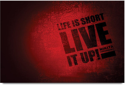 34% OFF on Amy Abstract Life Is Short Live It Up Quote 3D Poster 34% OFF on Amy Abstract Life Is Short Live It Up Quote 3D Poster