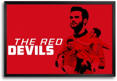 46% OFF on ShopMantra Juan Mata manchester United Football Laminated Frame Poster Paper Print