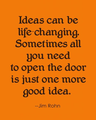 62% OFF on Ideas Can Change Life Quote Poster Photographic Paper