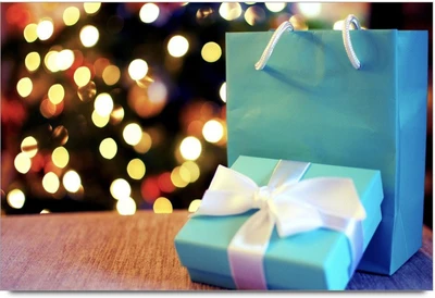 75% OFF on Amy Blue Gift Packing Paper Print