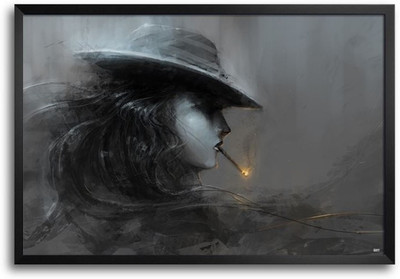 74% OFF on Smoking Cigarettes Art Fp00004457 Framed Photographic Paper