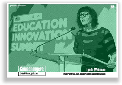50% OFF on PosterGuy Preseed Print The Gamechangers, Lynda Weinman Poster Paper Print