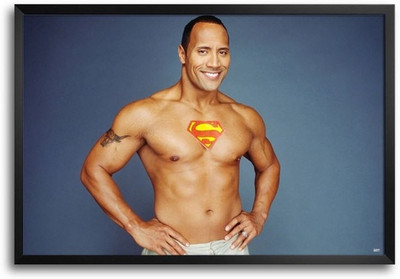 74% OFF on Dwayne Johnson The Rock Fp00004577 Framed Photographic Paper