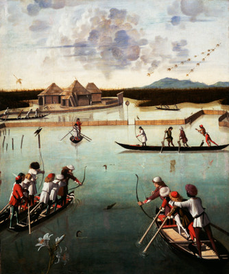 14% OFF on Hunting On The Lagoon Recto ; Letter Rack Verso By Vittore Carpaccio Italian About Fine Art Print 14% OFF on Hunting On The Lagoon Recto ; Letter Rack Verso By Vittore Carpaccio Italian About Fine Art Print