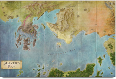 75% OFF on Amy Slavers Bay Map 3D Poster