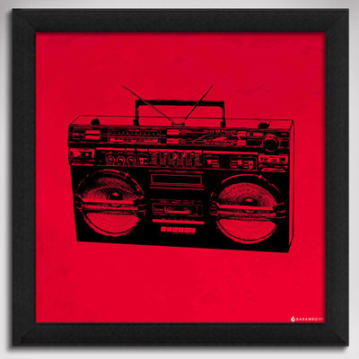 Boombox - Pop Canvas Art