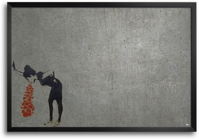 74% OFF on Street Art Danke Fp00004356 Framed Photographic Paper