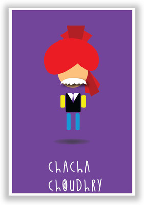 42% OFF on Chacha Choudhary Poster Paper Print