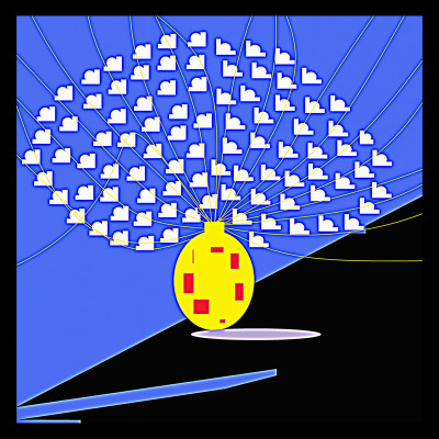 50% OFF on Vase with Paper Print