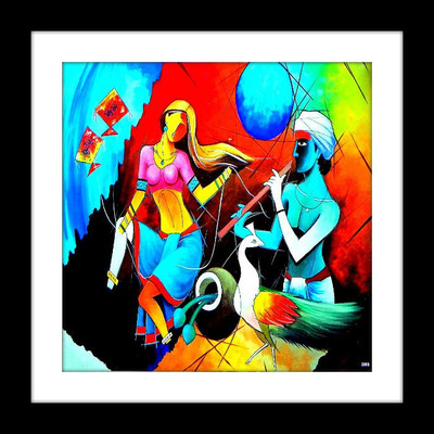 33% OFF on Thousnad Brushes Frameless RD-09: Radha Krishna 8