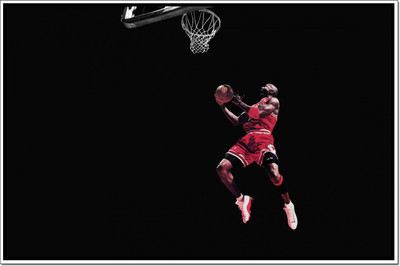 68% OFF on Michael Jord Poster Paper Print