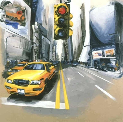 55% OFF on City Life Fine Art Print