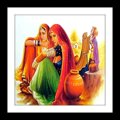 33% OFF on Thousnad Brushes Frameless RD-43: Rajasthani Painting 8