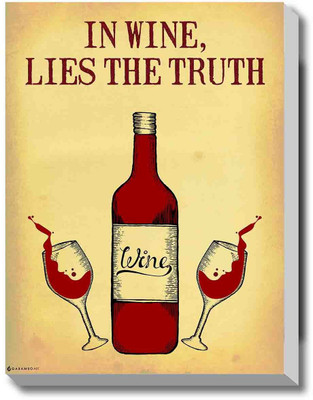 Wine Truth Canvas Art