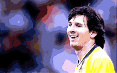 37% OFF on Lionel Messi - Smile Paper Print