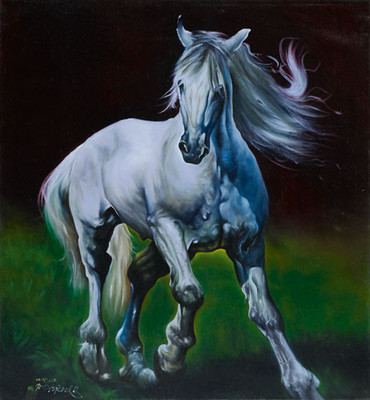 20% OFF on Lone Horse Canvas Art