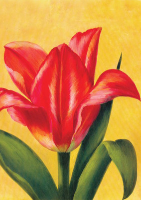 47% OFF on Painted Flower Paper Print