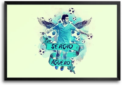 46% OFF on Shopmantra Sergio AgüEro Argentina Football Laminated Frame Poster Paper Print 46% OFF on Shopmantra Sergio AgüEro Argentina Football Laminated Frame Poster Paper Print