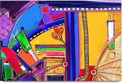 53% OFF on Abstract Illustration Artwork Laminated Poster Paper Print