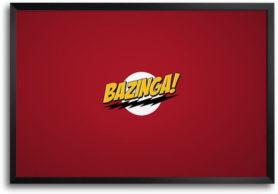 46% OFF on ShopMantra The Big Bang Theory Bazinga Laminated Frame Poster Paper Print 46% OFF on ShopMantra The Big Bang Theory Bazinga Laminated Frame Poster Paper Print