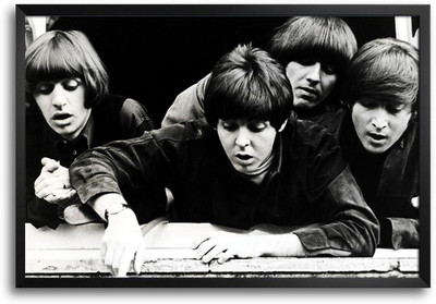 46% OFF on ShopMantra The Beatkes Vintage Laminated Frame Poster Paper Print