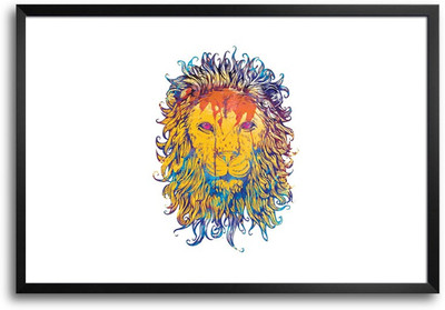 46% OFF on ShopMantra Lion Face Artwork Laminated Frame Poster Paper Print 46% OFF on ShopMantra Lion Face Artwork Laminated Frame Poster Paper Print