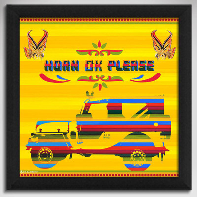Horn OK Please Canvas Art Horn OK Please Canvas Art