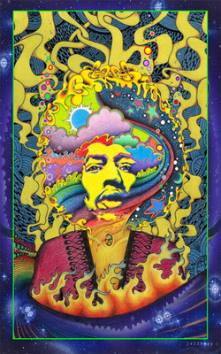 12% OFF on Jimi Hendrix Paper Print