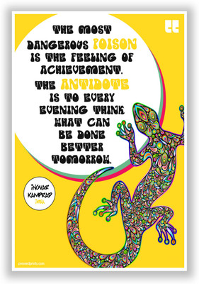 50% OFF on PosterGuy Preseed Print Feeling Of Achievement Motivational Poster Paper Print