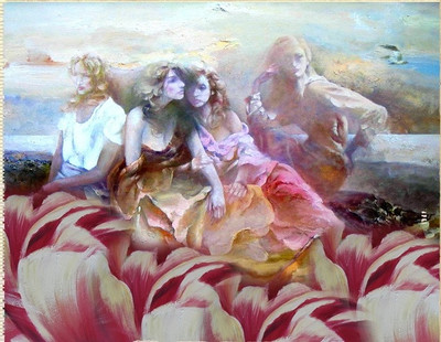 52% OFF on Painting Without Frame - Angel Abstract Canvas Art