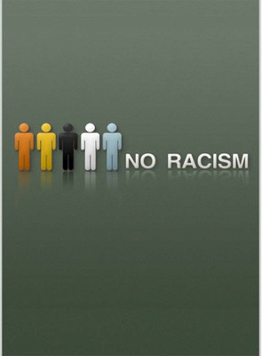 75% OFF on No Racism Poster (12 x 18 Inches) by Shopkeeda Paper Print