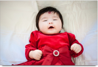 53% OFF on Cute Baby Girl Laminated Poster Paper Print