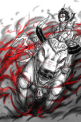 53% OFF on Lord Shiva Riding Poster Paper Print