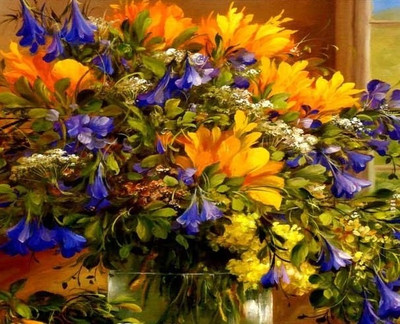 77% OFF on painting without frame - Multi Color View Canvas Art